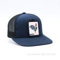 Benutzerdefinierte Stickerei Mesh Navy Blue Gorras Cap